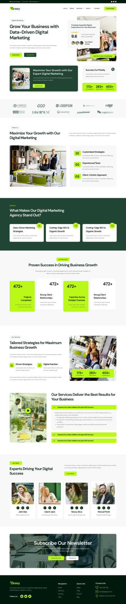 Grasy - Digital Marketing Agency